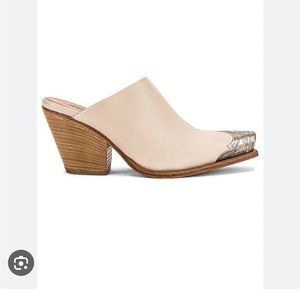 Free people western mules, size 40, never worn